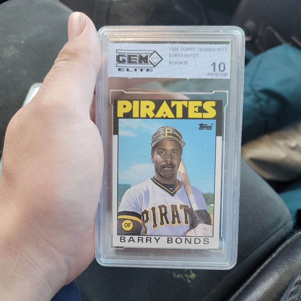 1986 barry bonds #11t gme elite