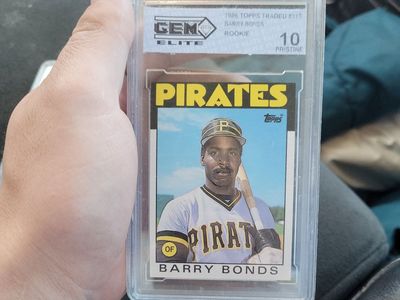 1986 barry bonds #11t gme elite