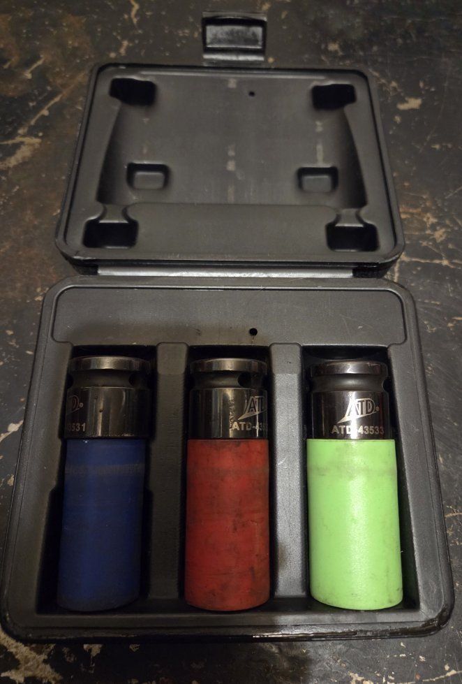 ATD Tool 4353. 3, ½inch socket drives