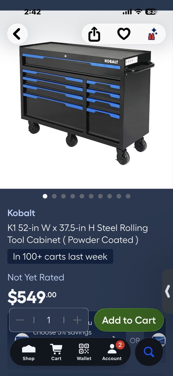 Mechanics toolbox for sale