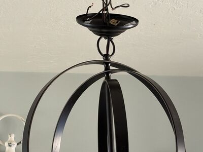 Black Spherical Chandelier