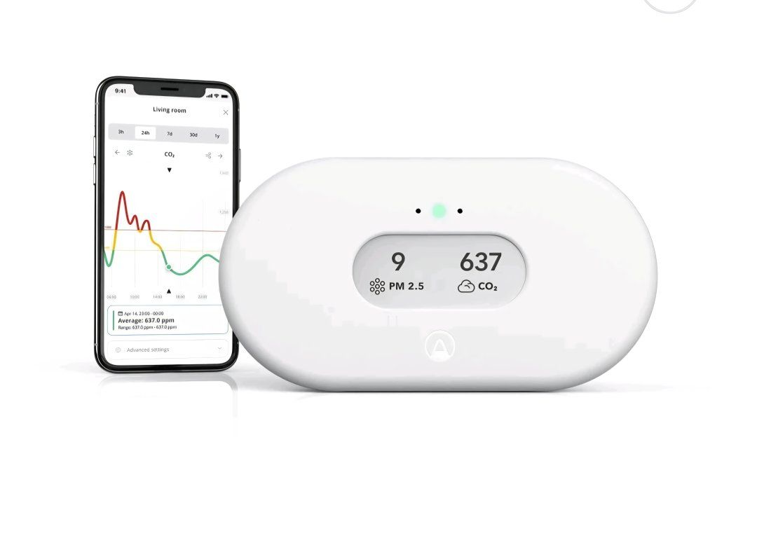 New in box Airthings View Plus Complete Indoor Air Quality Monitor - 2960
