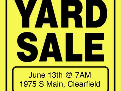 Multi-Family Yard Sale -6/13 7:00AM Clearfield