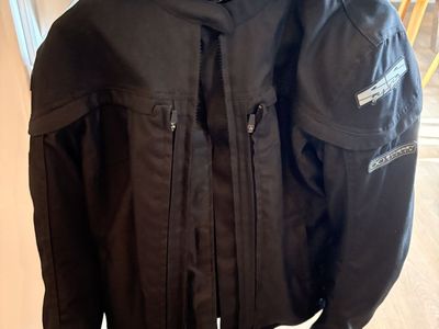 Joe Rocket Women's Black Padded Motorcycle Jacket, Size Large