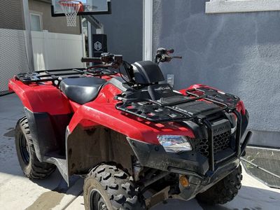 2022 Honda FourTrax Rancher 420 4x4 ATV - Red, Auto Shift, Great Condition