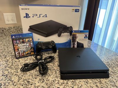 PlayStation 4 slim 1TB with 2 games