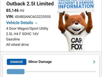 2016 Subaru Outback 2.5i Limited