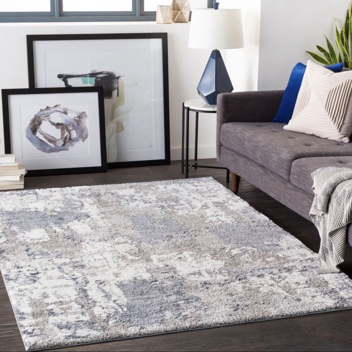 NEW Surya Rug 6’7” x 9’6” Venice Machine Woven Rug