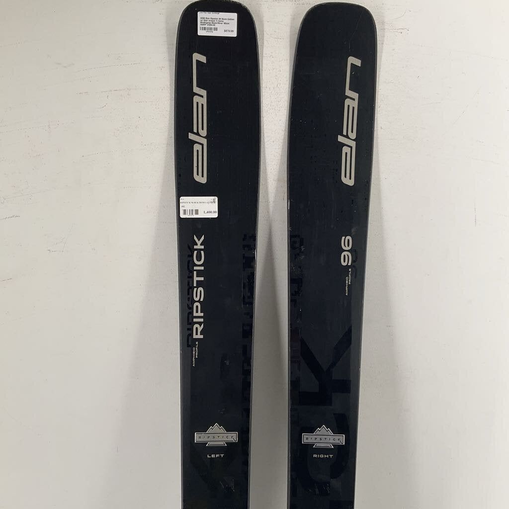 2026 Elan Ripstick 96 Black Edition w/ Elan Attack 11 Demo Bindings
