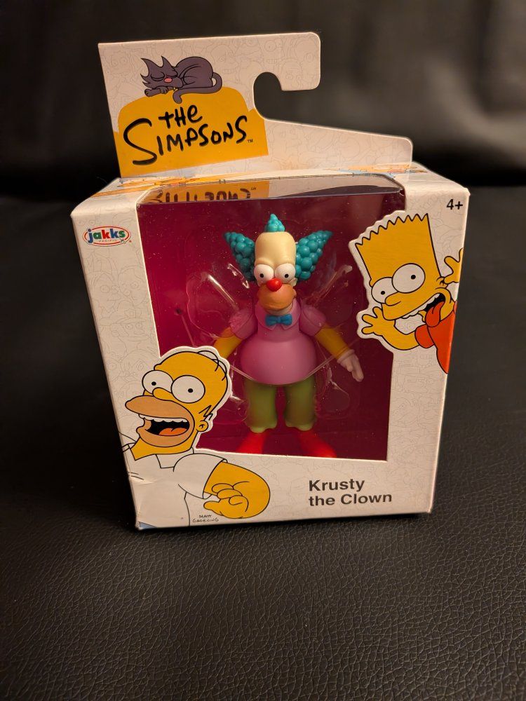 The Simpsons Krusty the Clown Action Figure Jakks Pacific