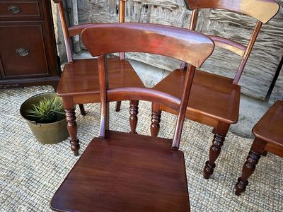 Professionally refinished dining set