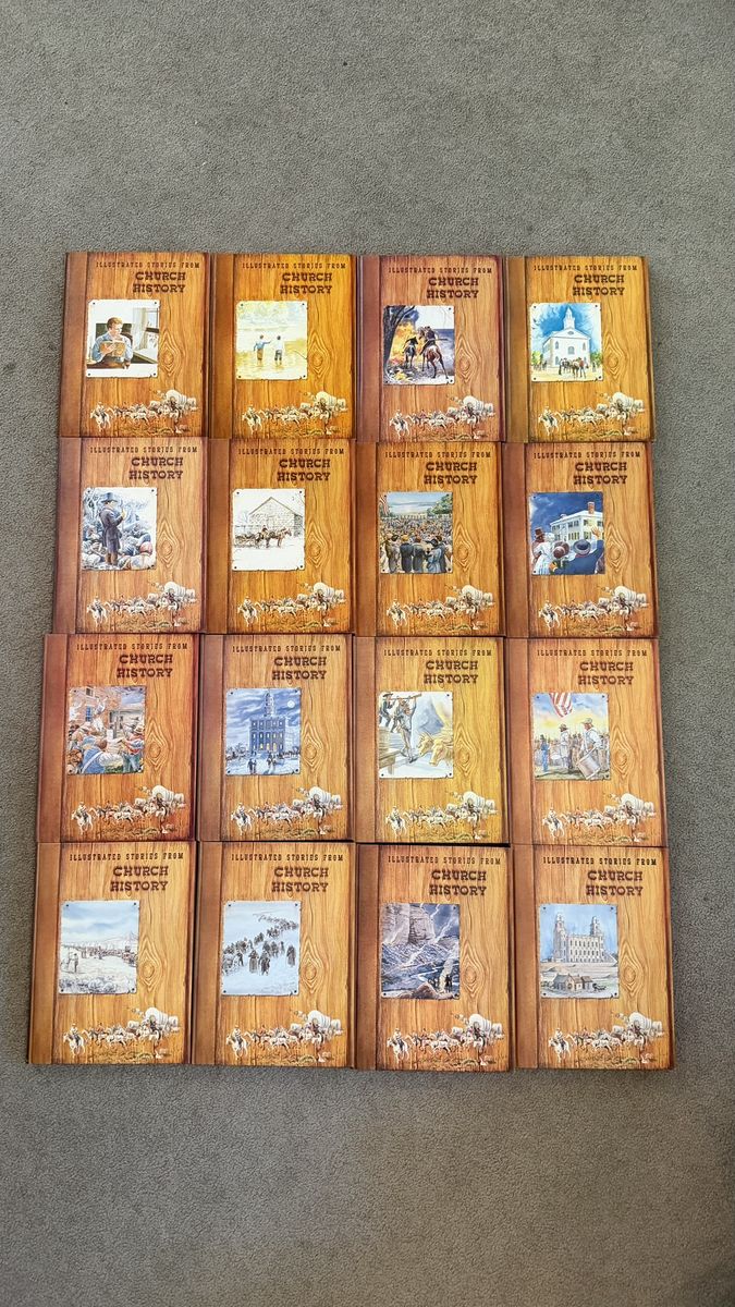 Illustrated Stories from Church History Complete Set 1-16 1st ed LDS