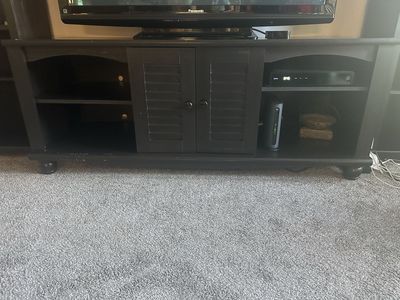 3 pieces. TV console/Entertainment Center with Two Matching Bookcases - Media Console & Shelving Unit Set.