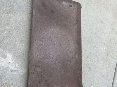19 1/2 inch long 11 1/2 wide homemade Dutch oven barbecue skillet.