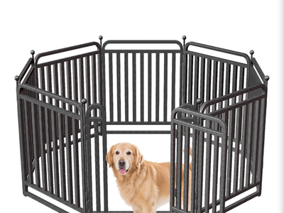 Heavy Weight 8 Panel Dog Playpen