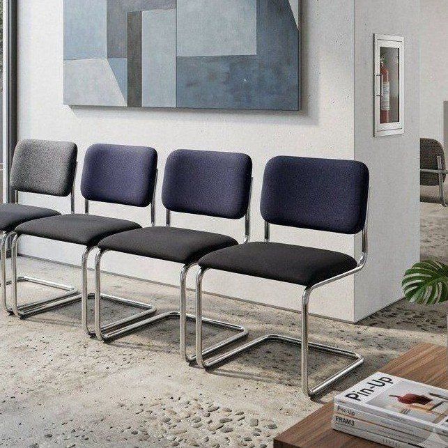 Three Marcel Breuer for Knoll Cesca Side Chairs