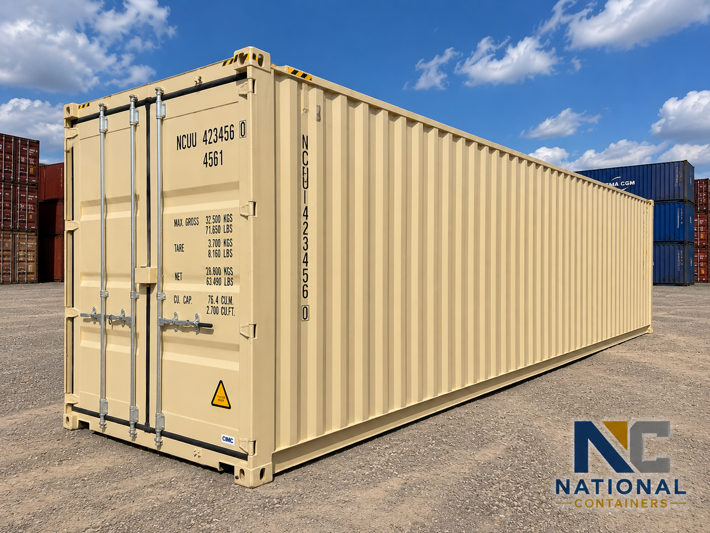 New 40' HC 1-Trip Shipping Container