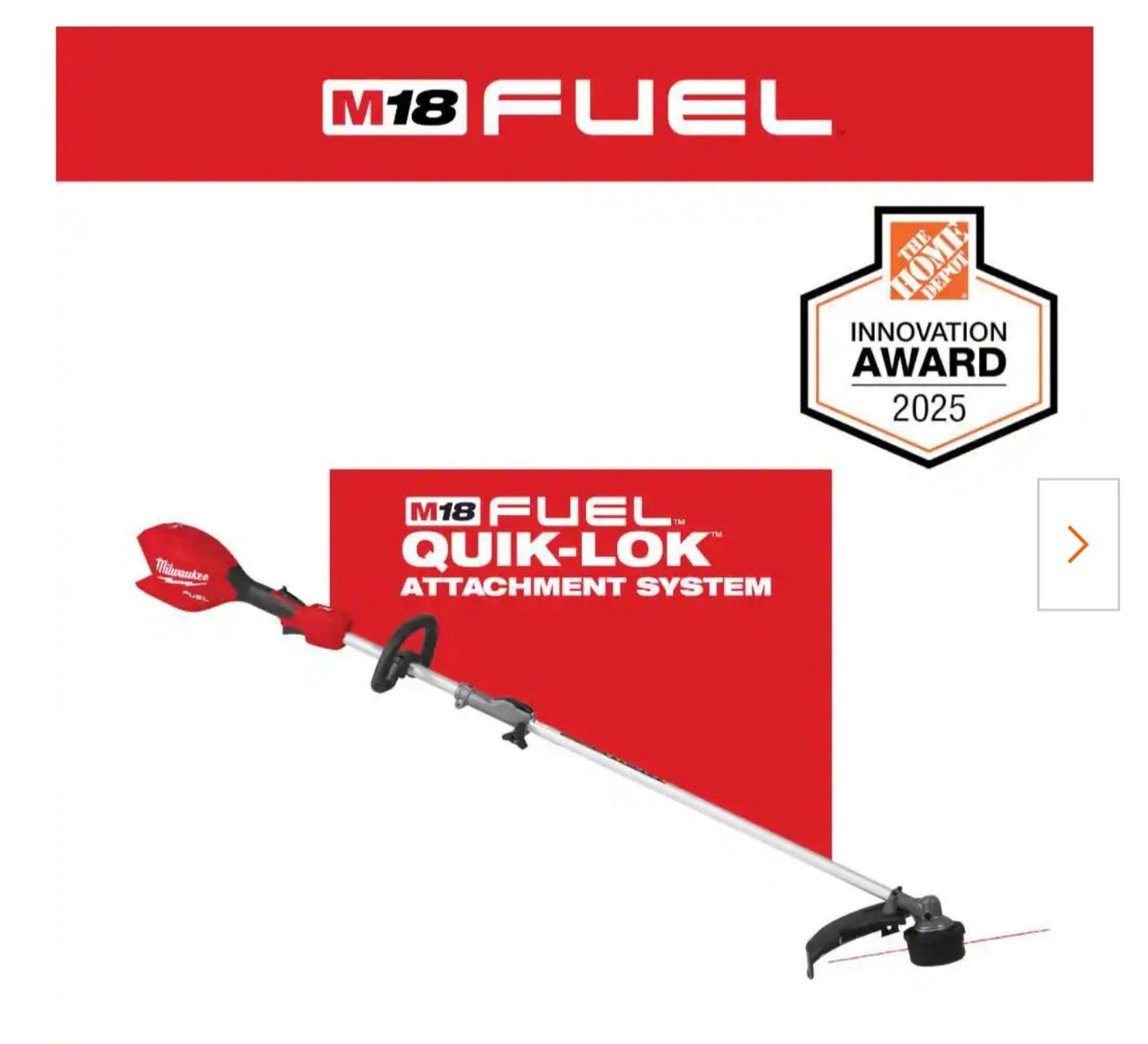 Milwaukee M18 FUEL QUIK-LOK String Trimmer. I also have the edger for $90 more.
