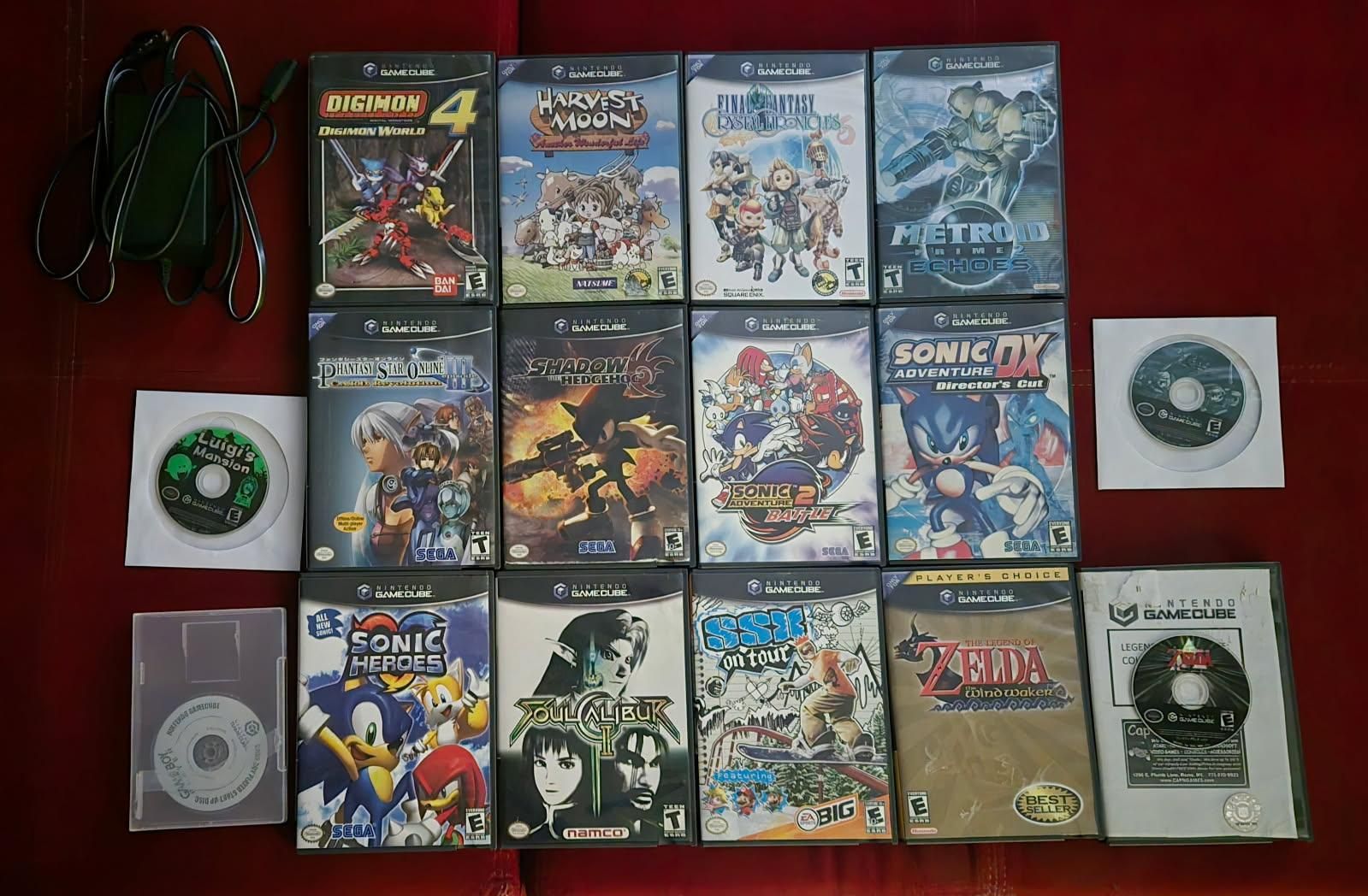 Nintendo Gamecube game bundle including Zelda Collectors Edition! trades considered!