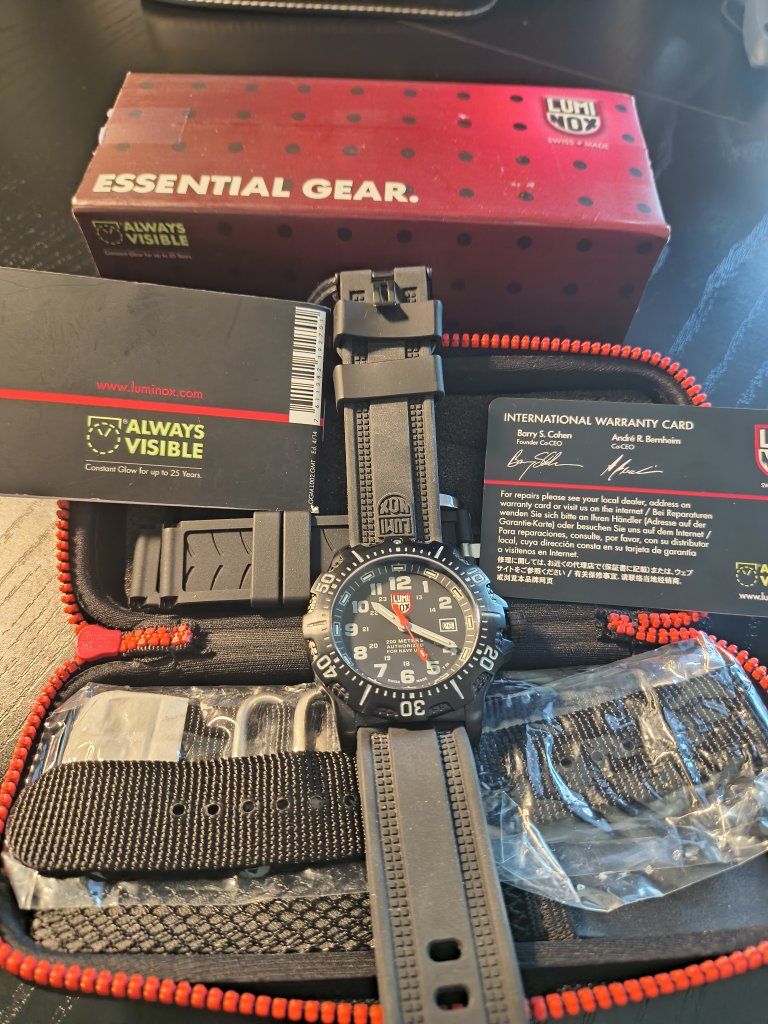 Luminox Navy SEAL 4220 Series dive watch Swiss Made Quartz Analog Watch - 45mm, Water Resistant