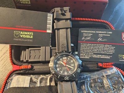 Luminox Navy SEAL 4220 Series dive watch Swiss Made Quartz Analog Watch - 45mm, Water Resistant