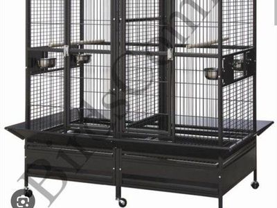 double macaw cage