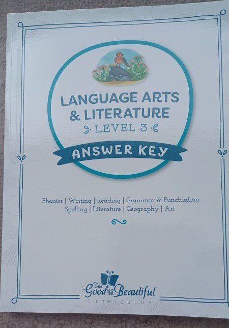The Good and the Beautiful Language Arts & Literature Level 3 Answer Key Homeschool Curriculum