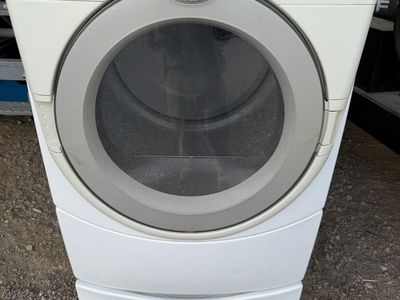 White whirlpool duet dryer