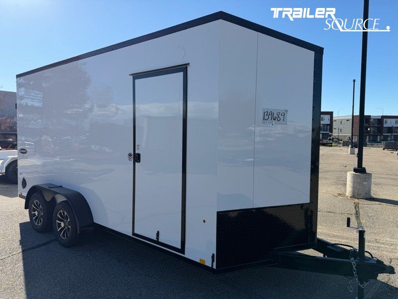7x16 Look Element SE Enclosed Cargo Trailer - 7'6" Interior - 7K GVWR Alloy Wheels, Black Out Package