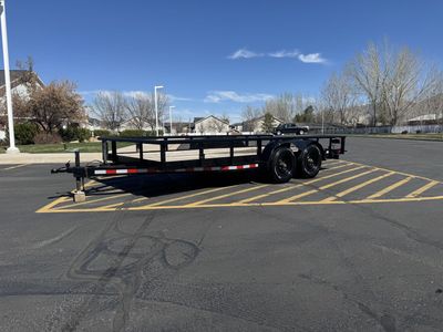 Heavy Duty 16’ x 7’ Car/Toy Hauler 10k Flatbed