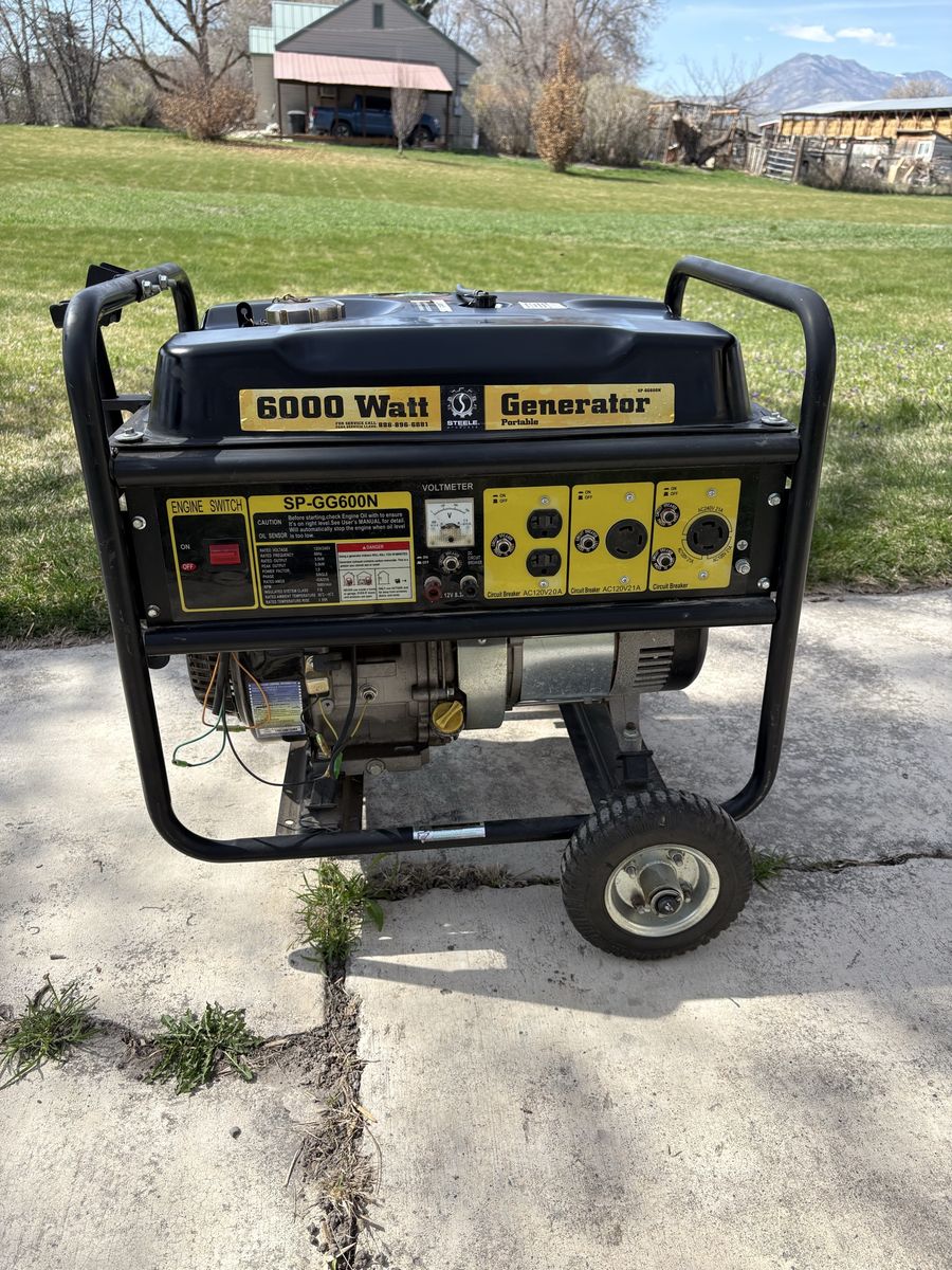 Steele 6000W generator
