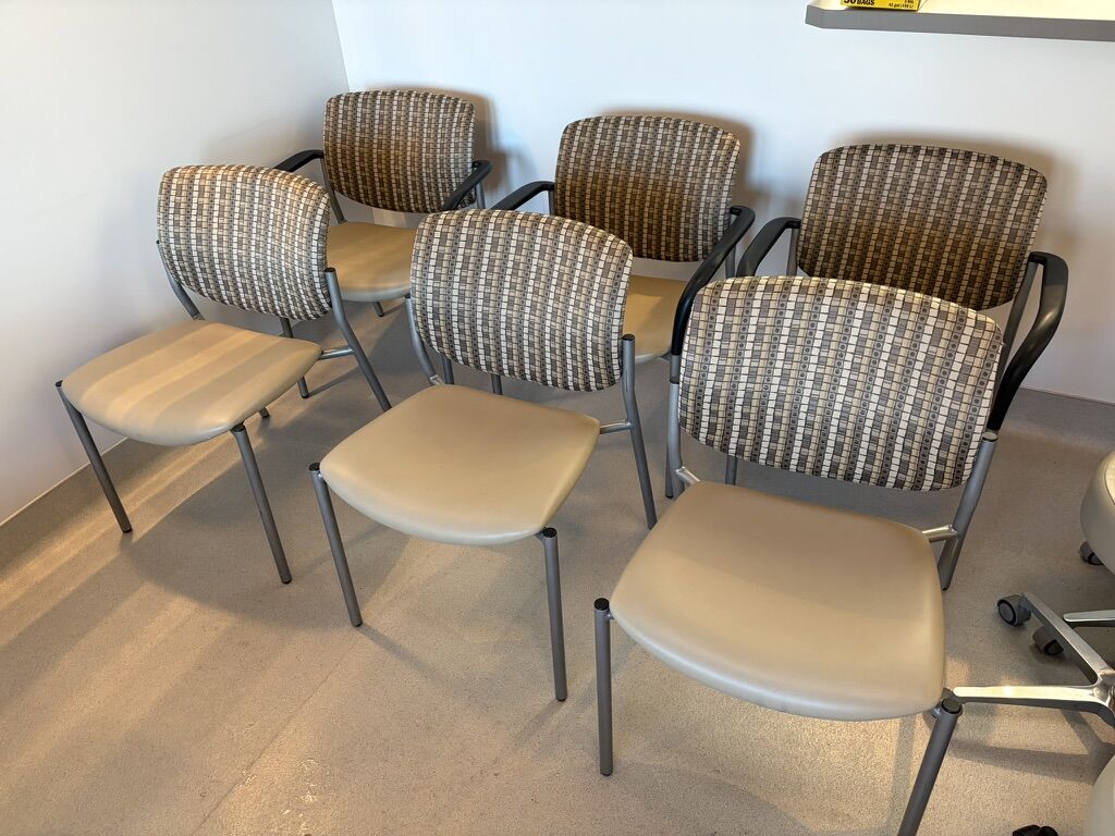 Set of 6 Commercial-Grade Chairs by Exemplis