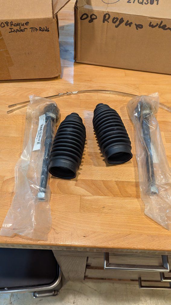 Nissan Rogue Inner tie rod ends.