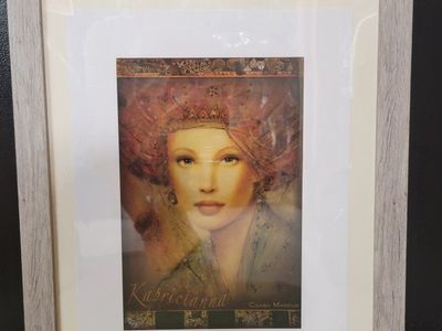 Framed Csaba Markus "Kapricianna" Art Print 15.5" x 12.5"