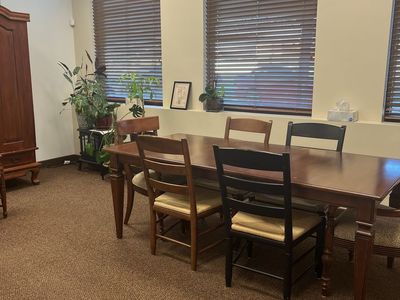 Ethan Allen Wooden Dining Table and Chair Set