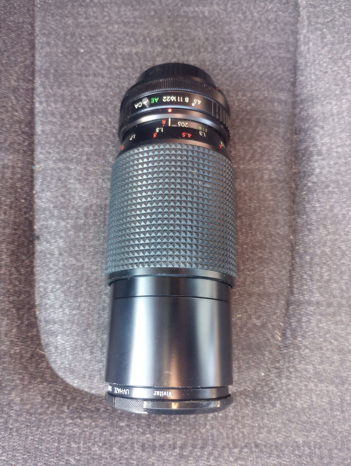 Super Albinar MC Auto Zoom / Macro  1:4.5  F=80-205 mm Lens Canon FD mount