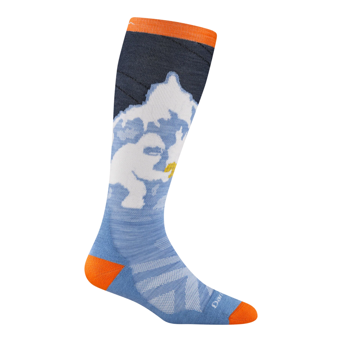 Darn Tough Kids Little Yeti Lightweight Ski Socks - Midnight