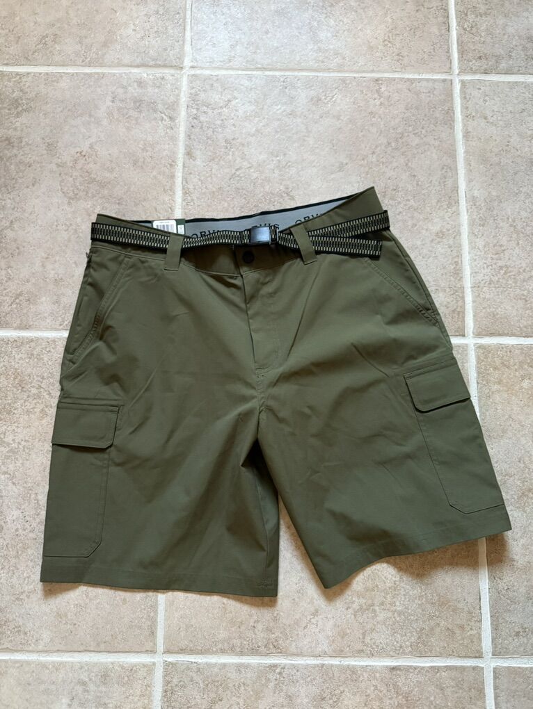 Orvis New Men's Shorts Size 34 Green Khaki