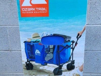 Ozark Trails Big Bucket Cart cargo camping wagon