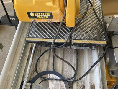 *$80 OBO* Felker TM-75 Tile Saw Wet Cutting Table Saw with Water Tray