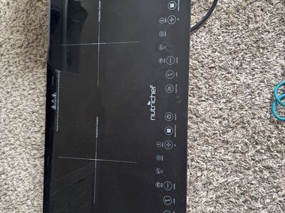 NutriChef Double Induction Cooktop, 2 Burner