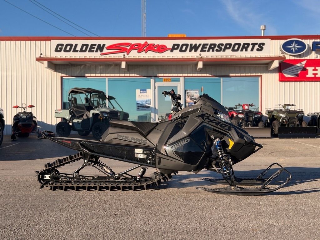 2025 Polaris® 850 RMK KHAOS 146 Shadow Gray / Gloss Black