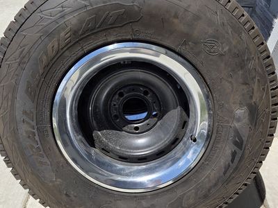Nice set of Rally style wheels and tires