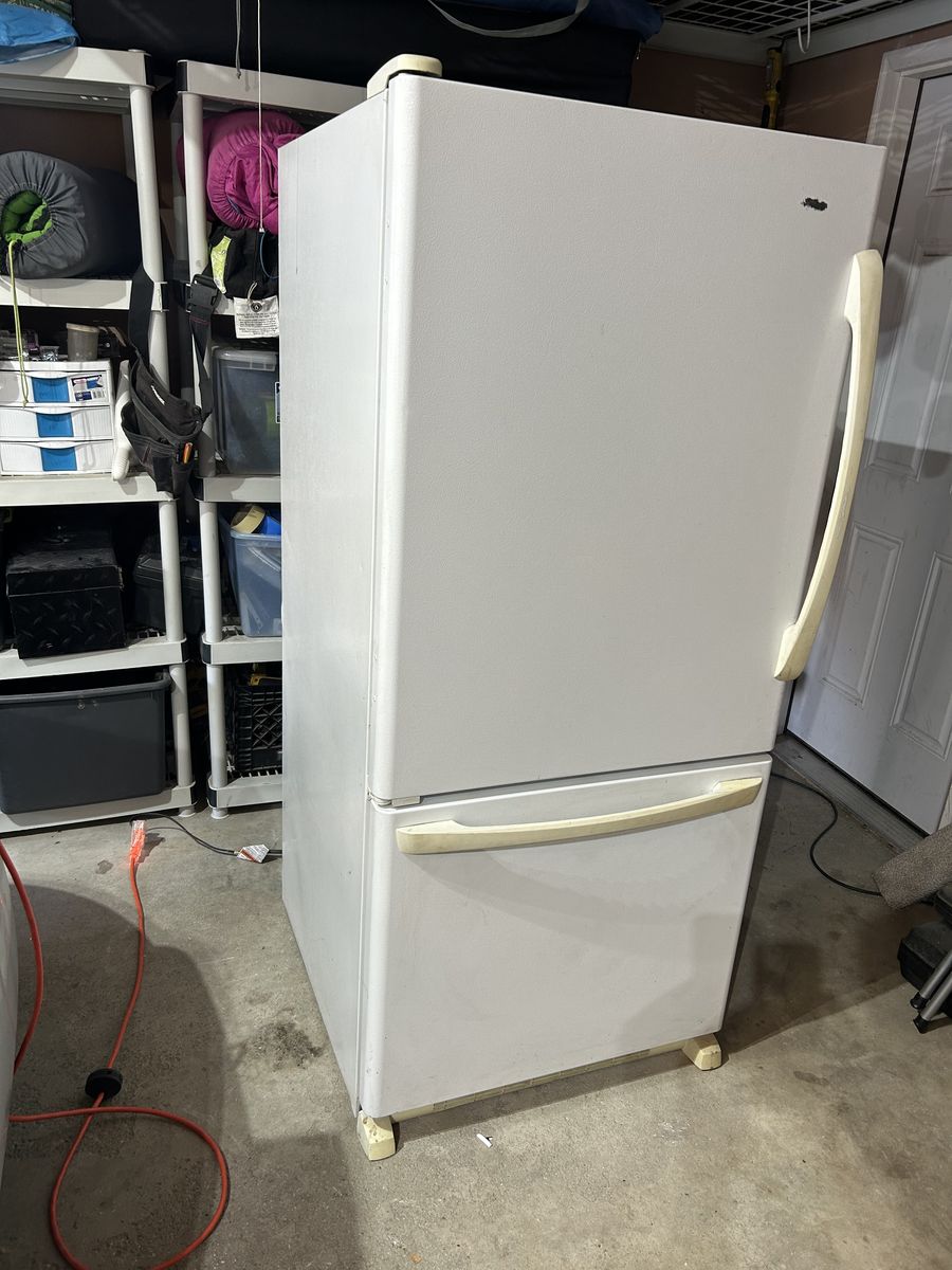 18.7 cu. ft. Bottom Freezer Refrigerator in White