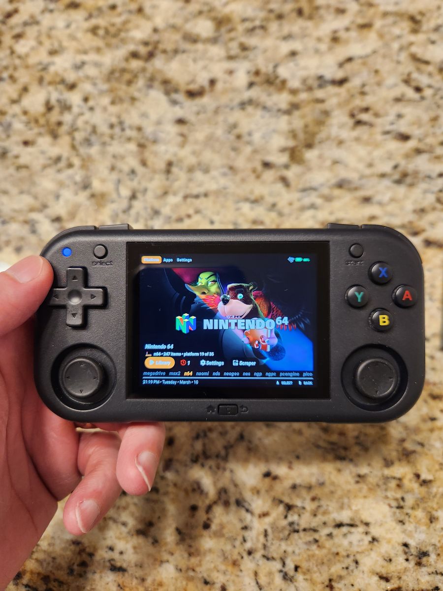 Ampown Mini Zero 28 Android Retro Handheld Game Console 2.8'' IPS Screen 9000+ Games