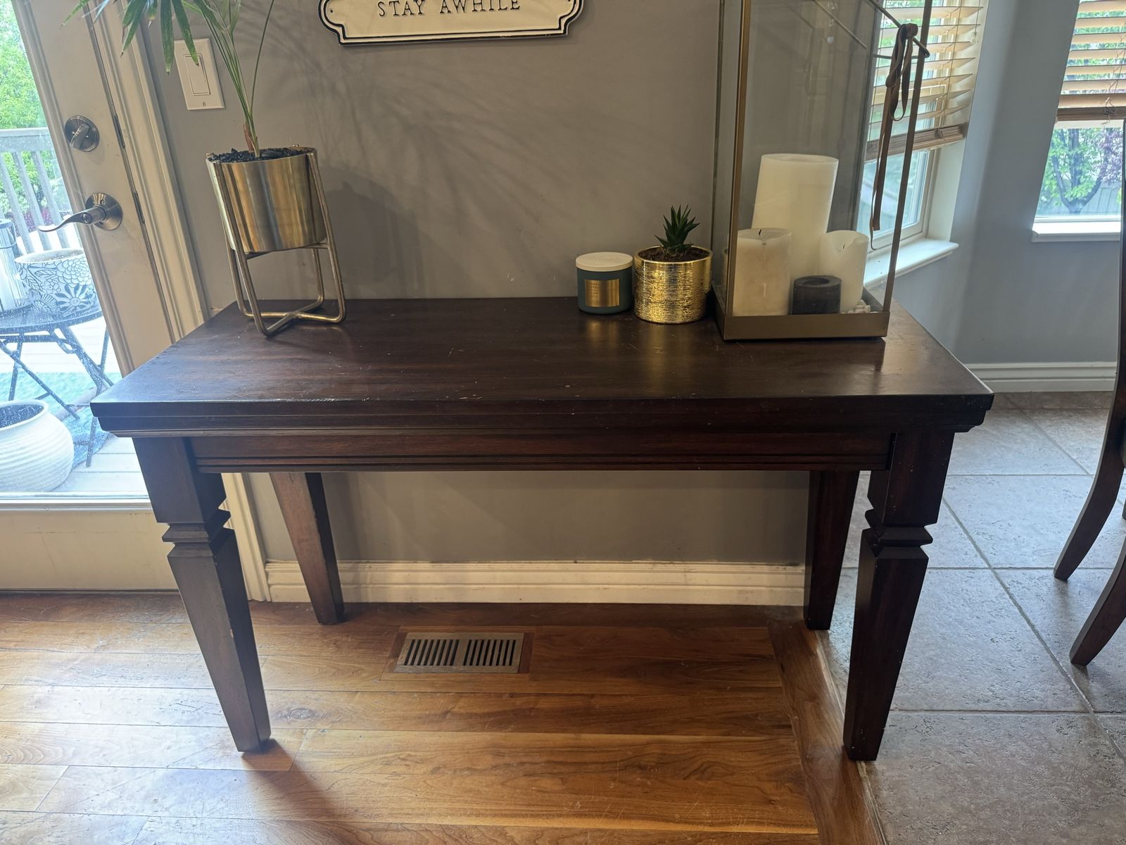 Console table