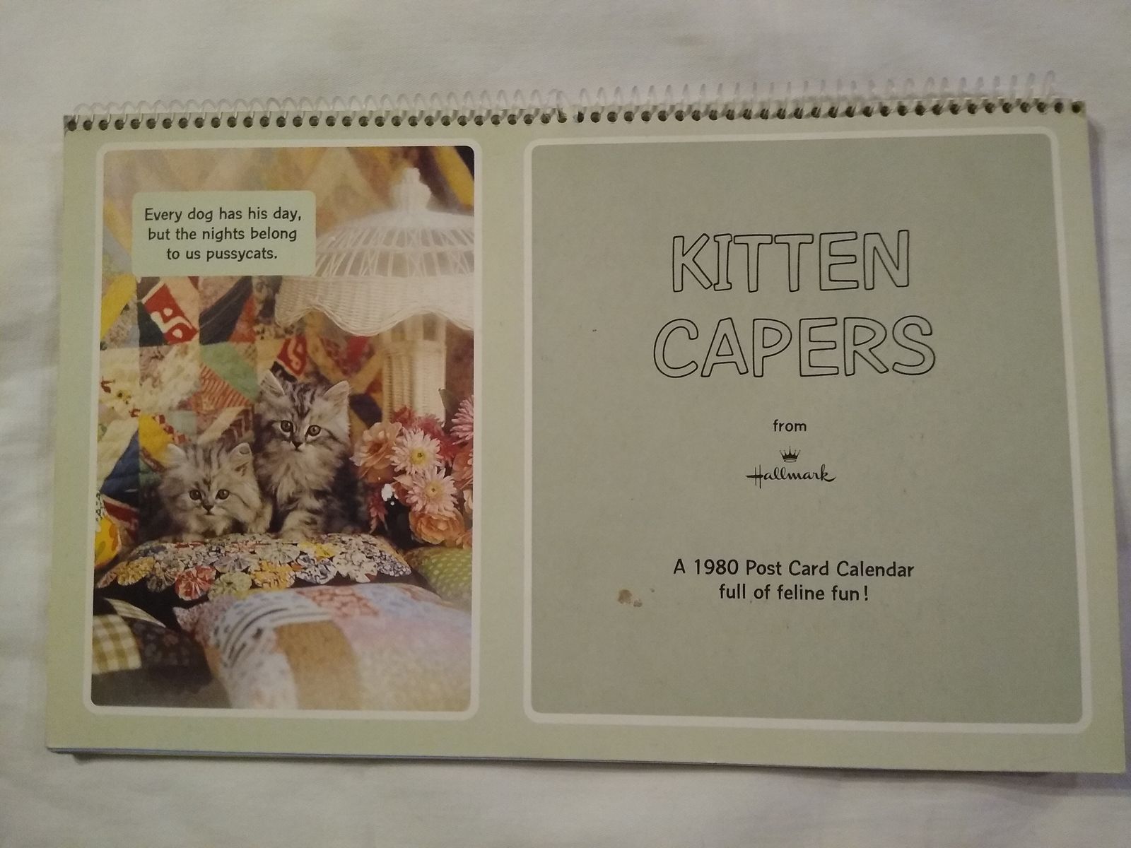 Hallmark Vintage Calendar with Tear-Off Postcards