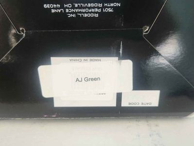 AJ Green Autographed Cincinnati Bengals Riddell Mini Helmet with Case
