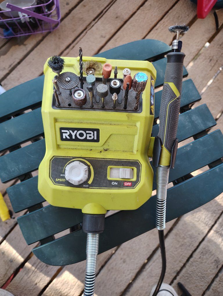 Ryobi P460 18V Cordless Rotary Tool with Flex Shaft - 5,000-34,000 RPM