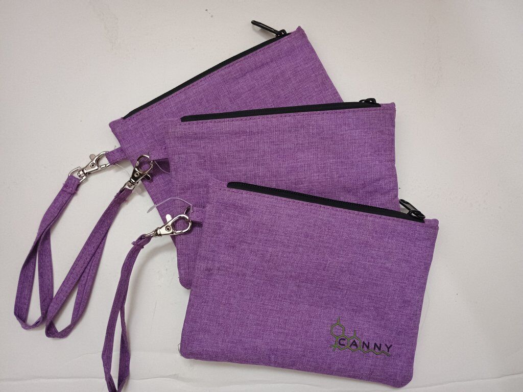 Canny smell proof travel bag/pouch/clutch